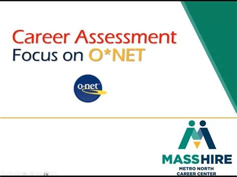 Onet Career Assessment
