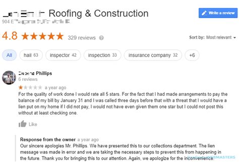 Online Reviews Roofing Contractors