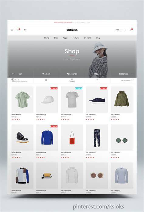 Online Shop Template Free