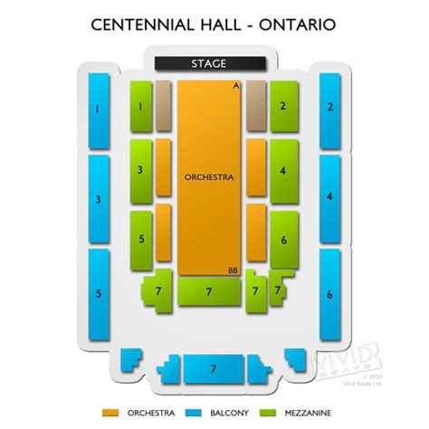 Ontario Improv Seating Chart