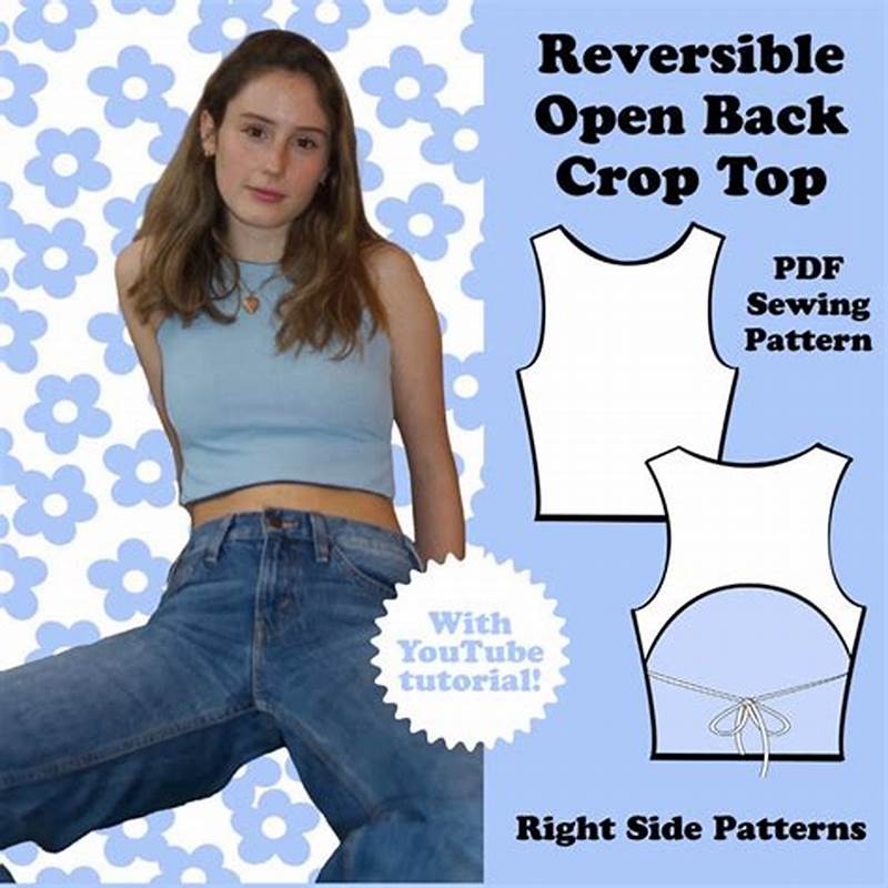 Open Back Tank Top Sewing Pattern