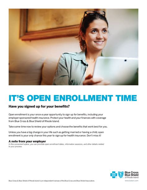 Open Enrollment Flyer Template