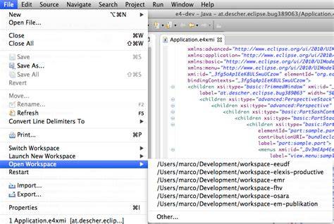 Open multiple Eclipse workspaces on the Mac