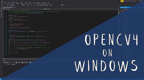 OpenCV Windows