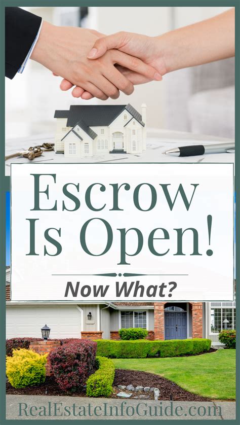 Opening Escrow