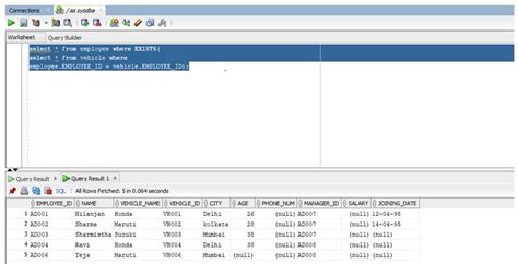 Oracle If Table Exists