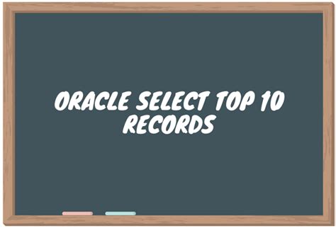 Oracle SELECT TOP 10 records duplicate