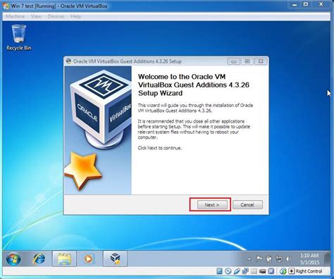 Oracle VM VirtualBox Guest Additions