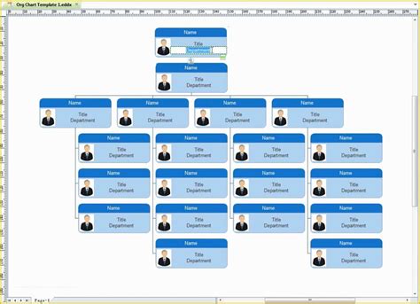 Org Chart Template For Excel