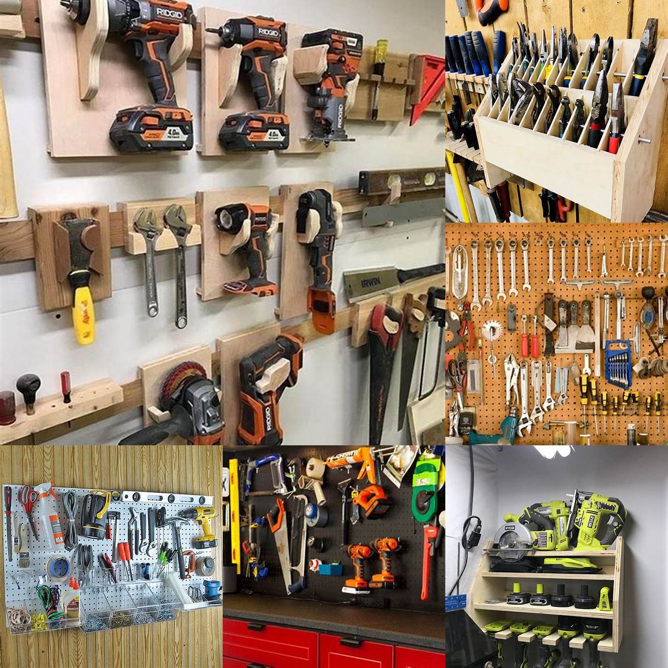 Organize your tools and equipment