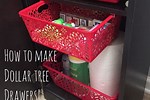 Organizing with Dollar Tree Items