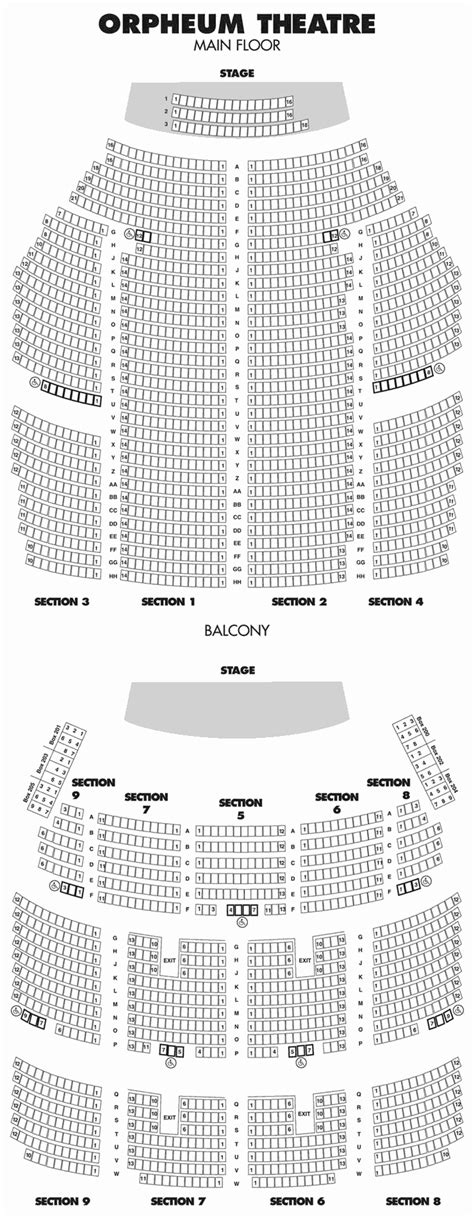 Orpheum Minneapolis Seating Chart
