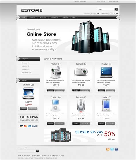 Oscommerce Website Templates