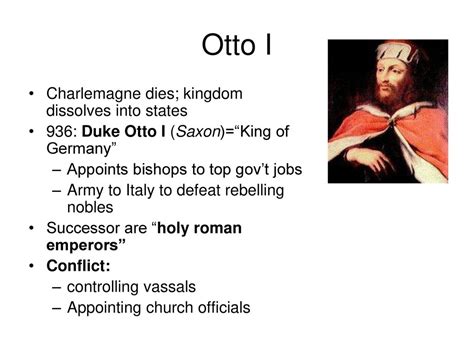 Otto I appointing bishops