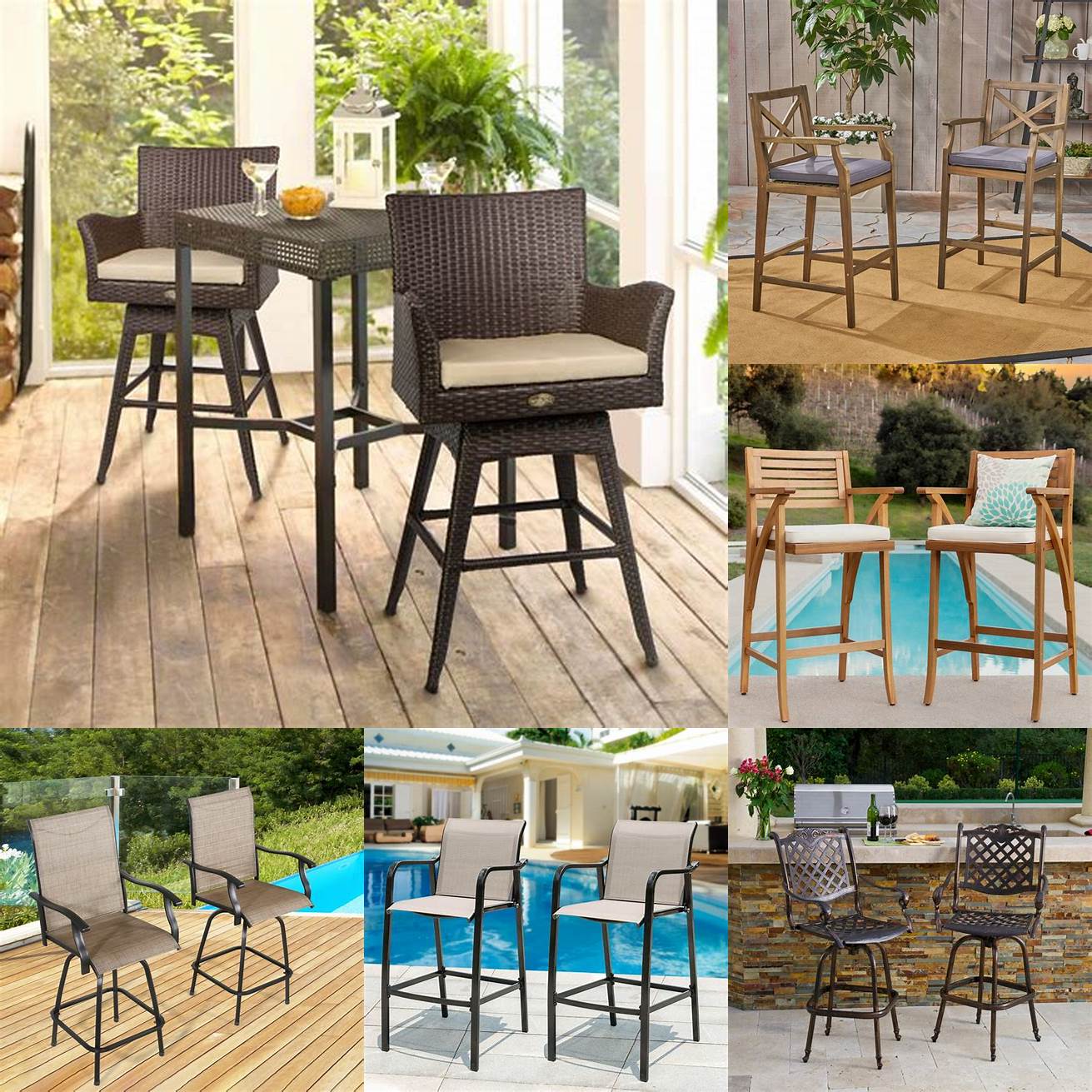 Outdoor Bars and Stools