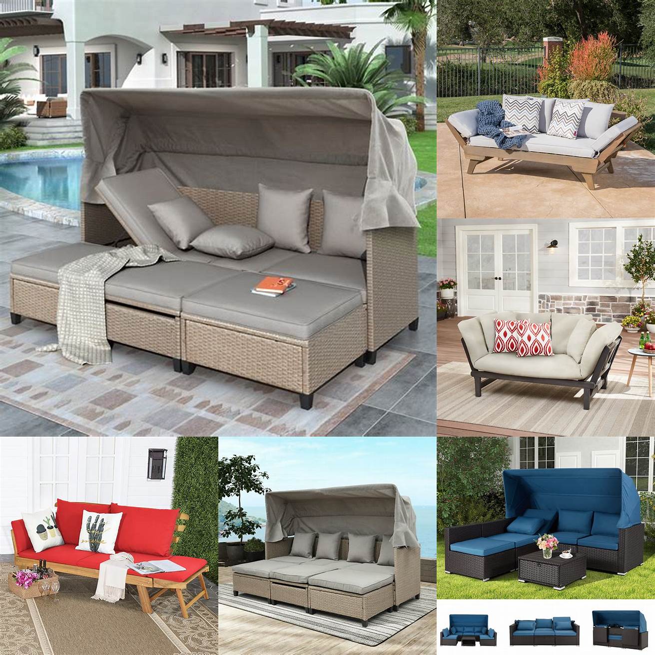 Outdoor Daybed Sofa Set