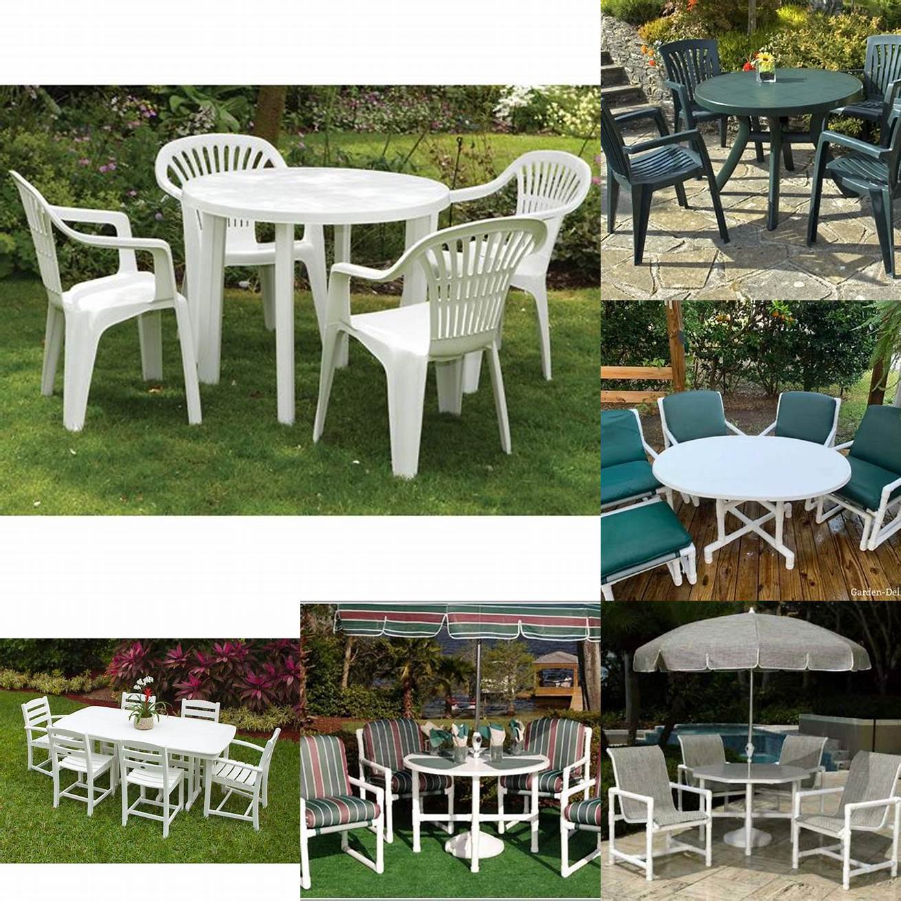 Outdoor PVC furniture set