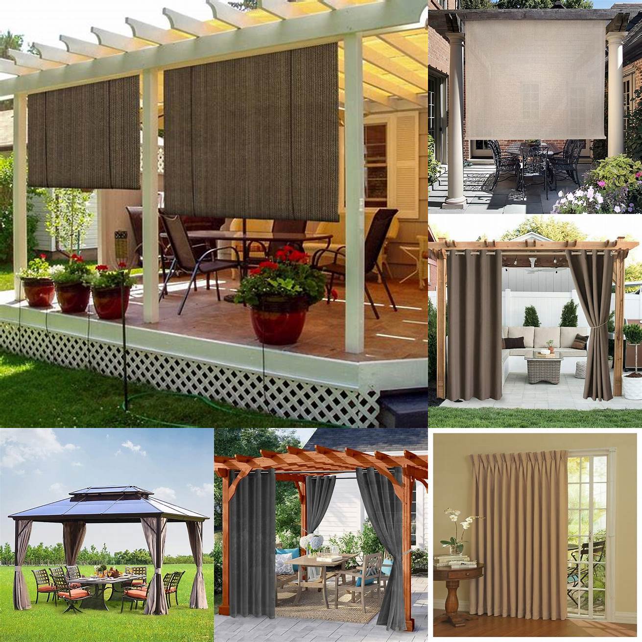 Outdoor Shades and Curtains