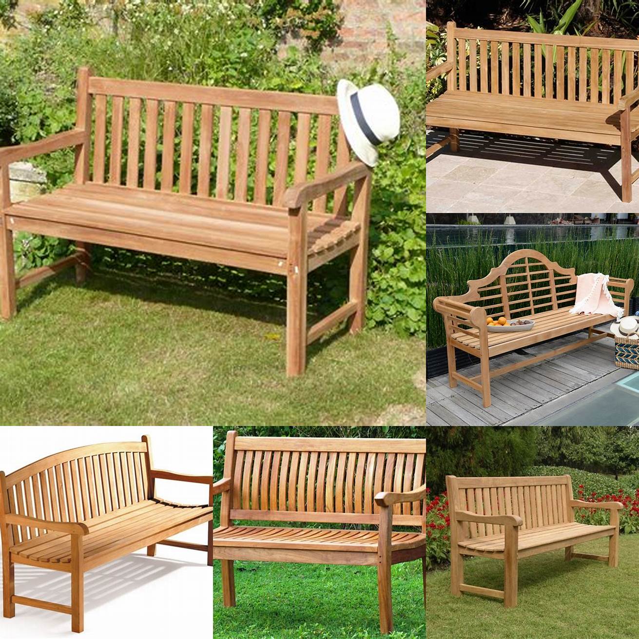 Outdoor Teak Garden Furniture Bench