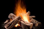 Outdoor Fire Pit Logs