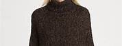 Oversized Black Turtleneck Sweater