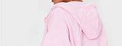 Oversized Pink Zip Hoodie