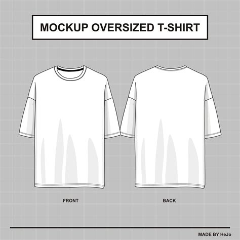 Oversized T Shirt Template
