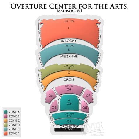 Overture Madison Seating Chart