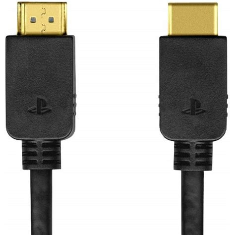 PS4 HDMI port and cable