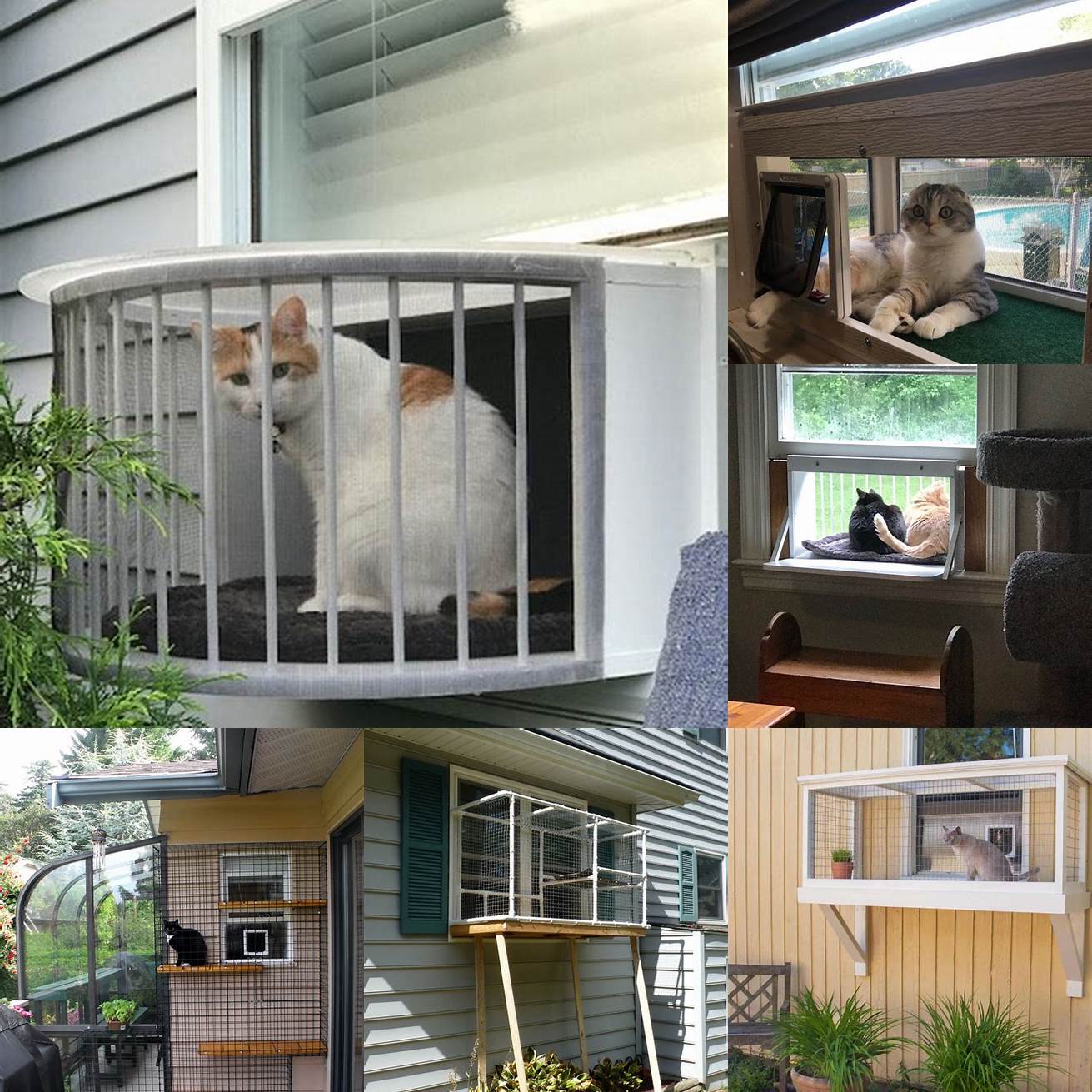 PVC Cat Condo Cat Window Box
