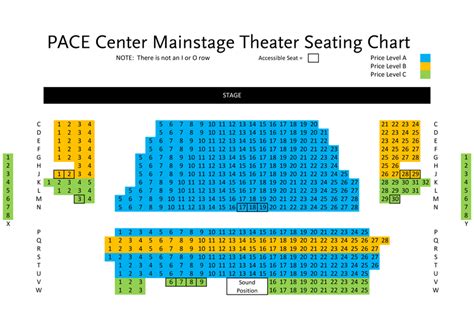 Pace Center Parker Seating Chart