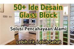 Pagar Rumah Glass Blok