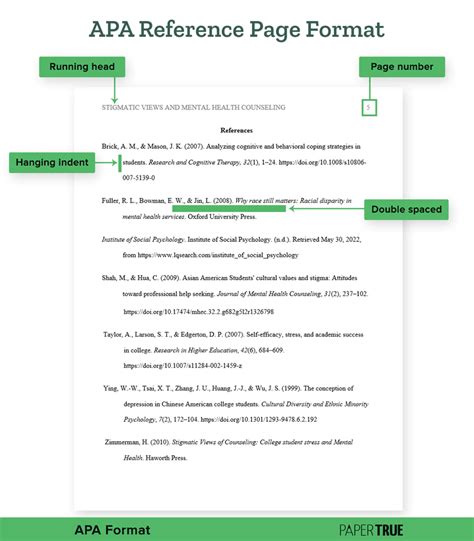 Pages Apa Format Template