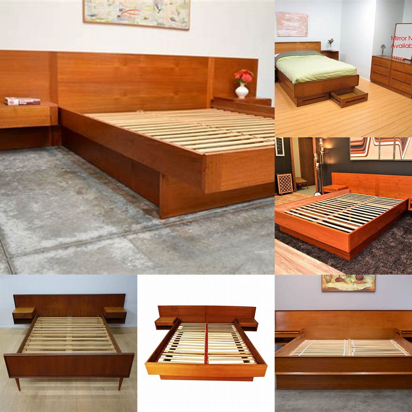 Pair a Teak Bed with a Headboard