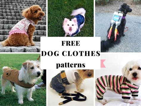 Pajama Free Printable Sewing Patterns For Dog Clothes