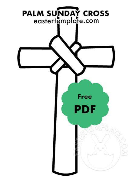Palm Cross Template