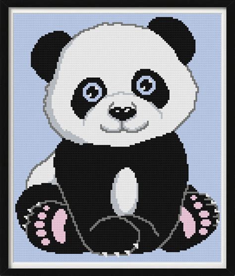 Panda Crochet Graph