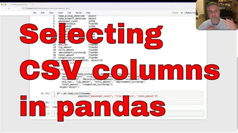Pandas Read CSV with Column Name