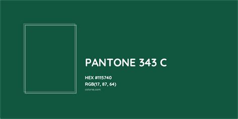 Pantone 343C CMYK
