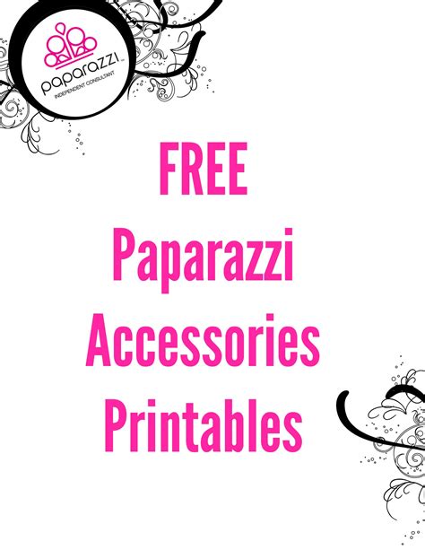 Paparazzi Jewelry Printables Free