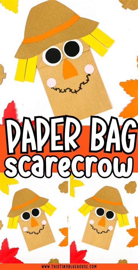 Paper Bag Scarecrow Template