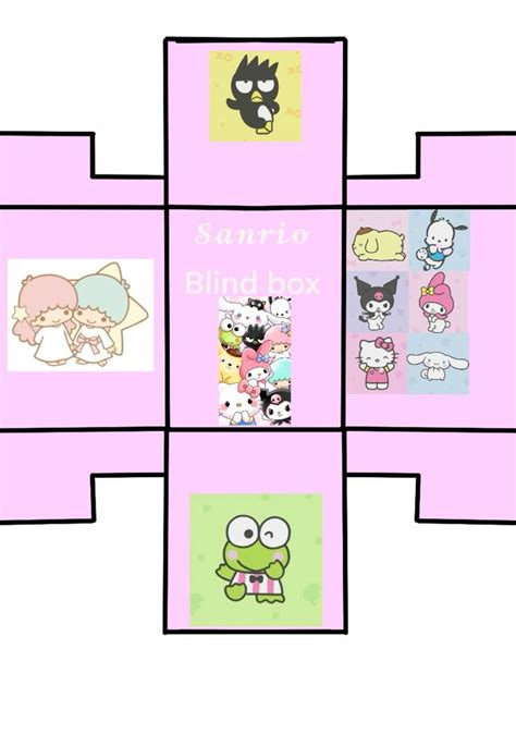 Paper Blind Box Template