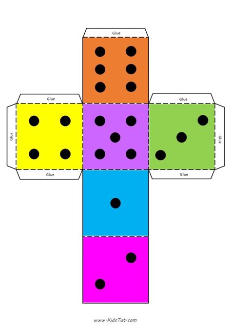 Paper Dice Template
