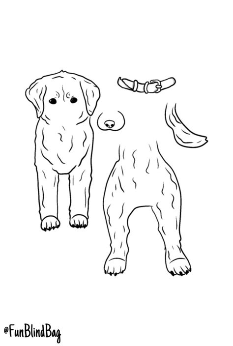 Paper Dog Template