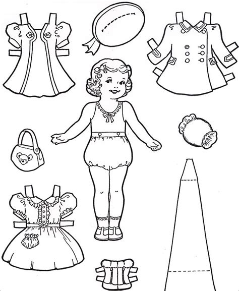 Paper Dolls Printable Template