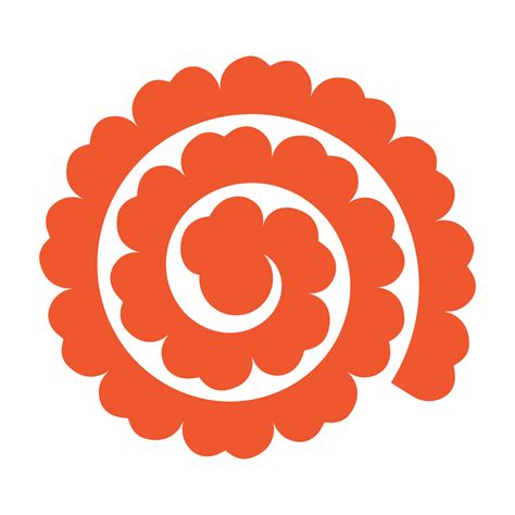 Paper Flower Cricut Template