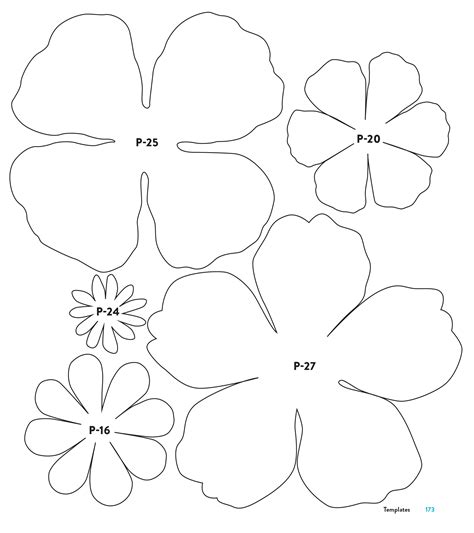 Paper Flower Template