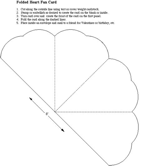 Paper Hand Fan Template