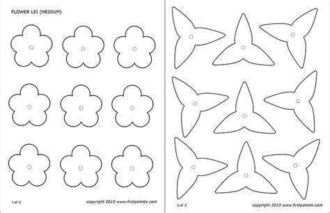 Paper Lei Template