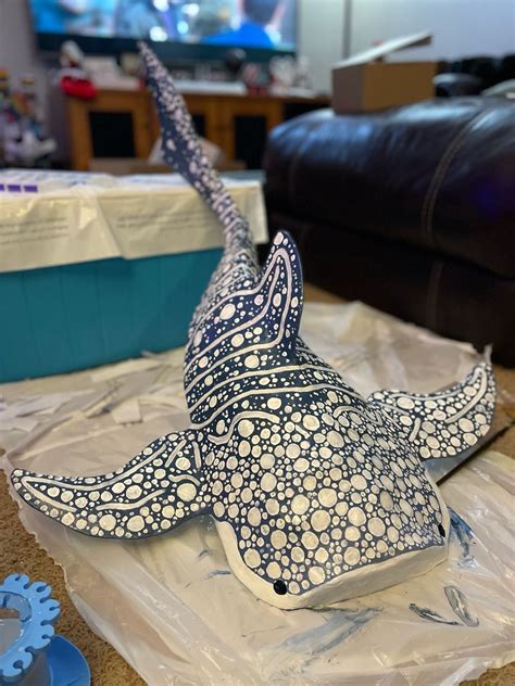 Paper Mache Shark Template
